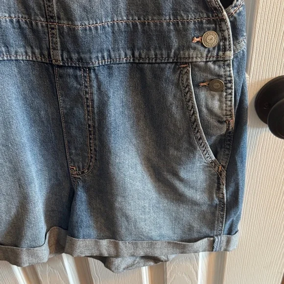 Hollister Blue Denim Overalls - Picture 4 of 6